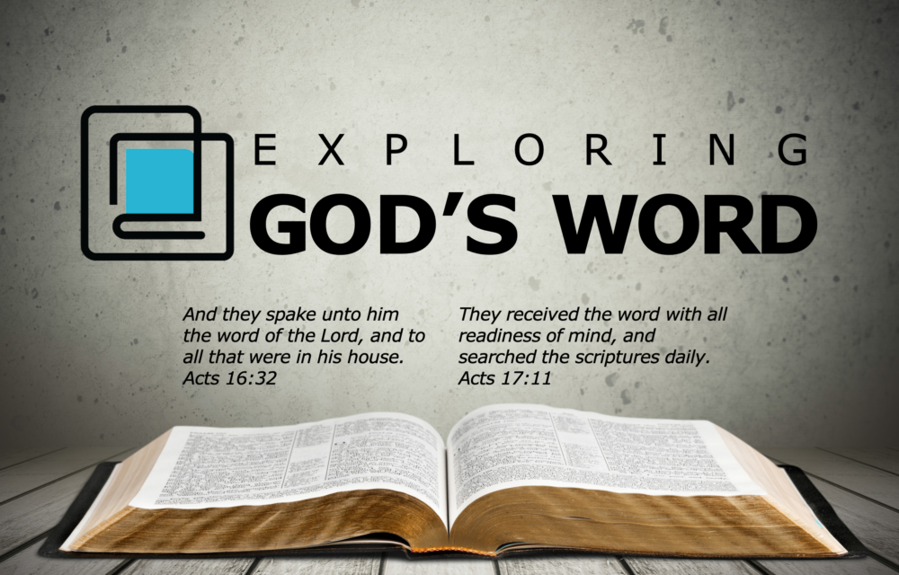 Exploring God S Word Bible Study Chart
